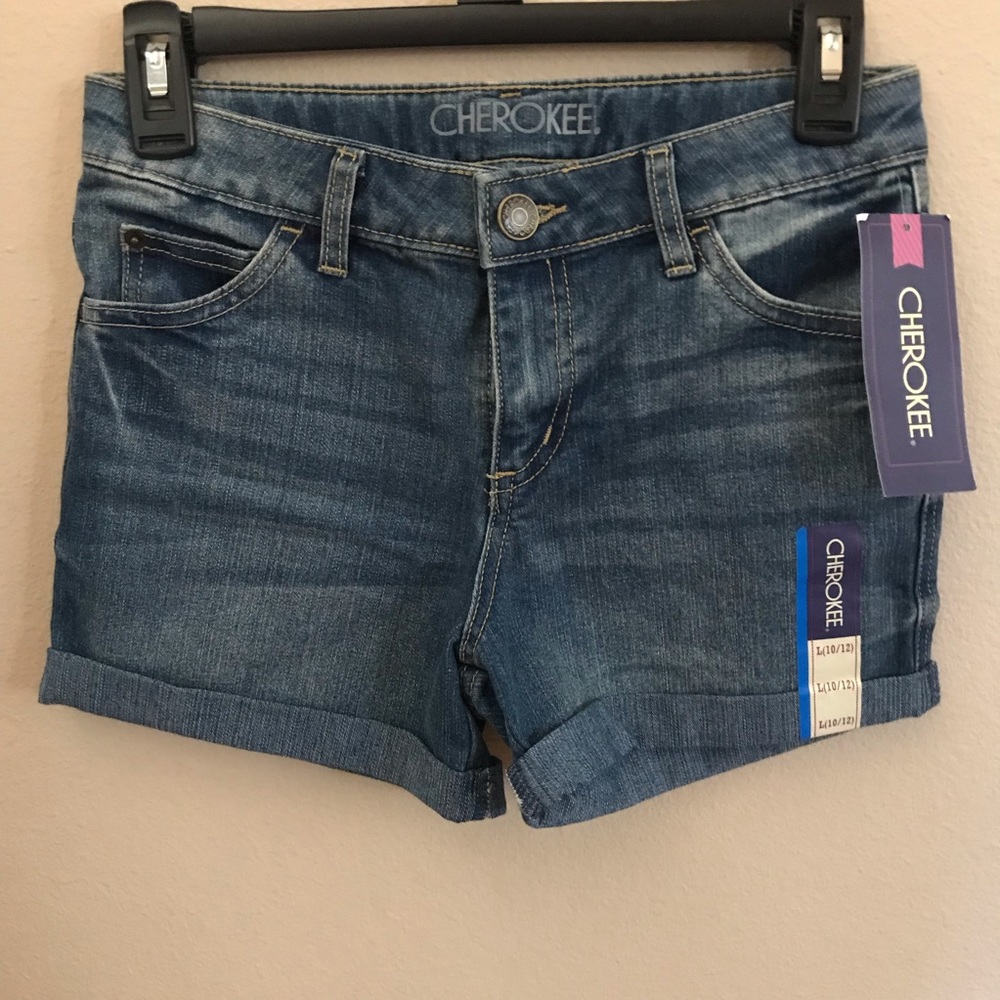 Denim shorts